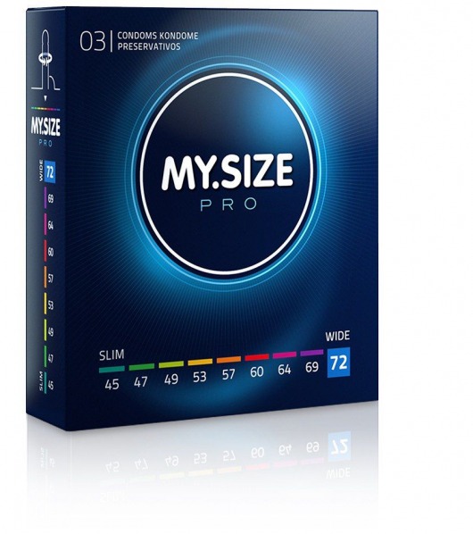 Презервативы MY.SIZE размер 72 - 3 шт. - My.Size - купить с доставкой во Владимире