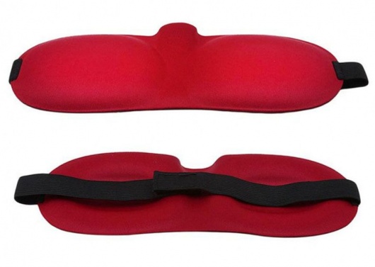 Красная глухая маска на резинке - Sitabella - купить с доставкой во Владимире