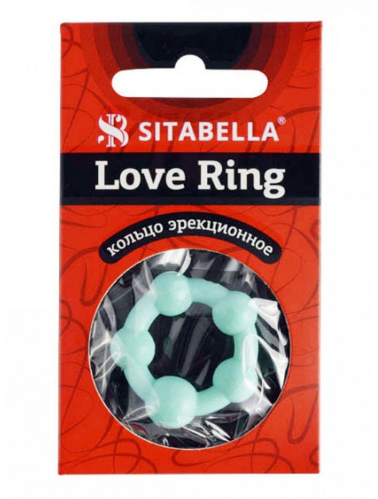 Цветное эрекционное кольцо с 5 бусинами Love Ring - Sitabella - во Владимире купить с доставкой