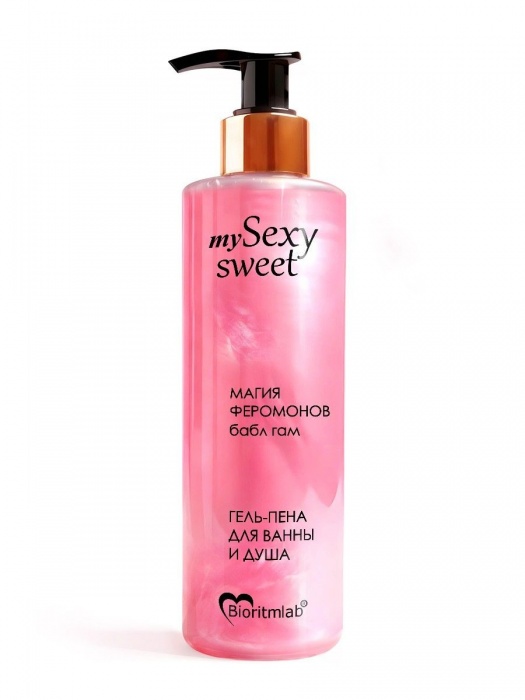 Гель-пена для ванны и душа Sexy Sweet с феромонами и ароматом бабл-гам - 200 мл. -  - Магазин феромонов во Владимире