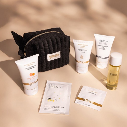 Набор YESforLOV La Trousse Enchantée в черной косметичке - YESforLOV - купить с доставкой во Владимире