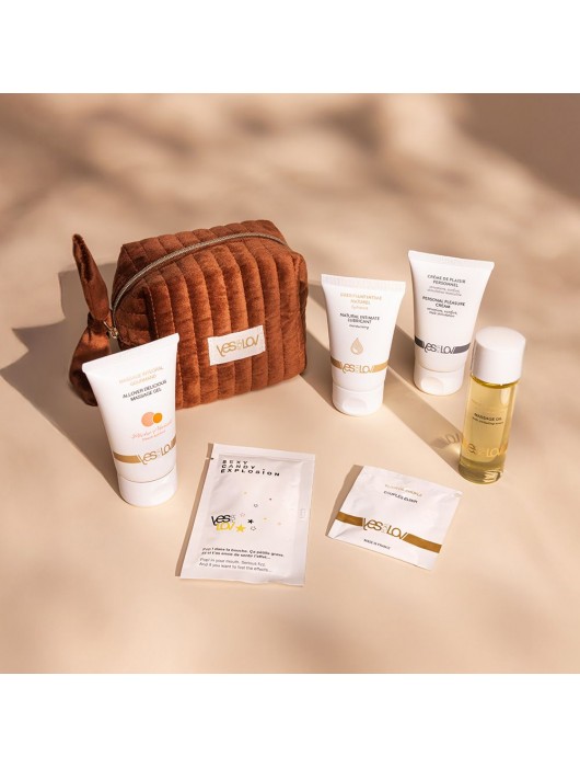 Набор YESforLOV La Trousse Enchantée в коричневой косметичке - YESforLOV - купить с доставкой во Владимире