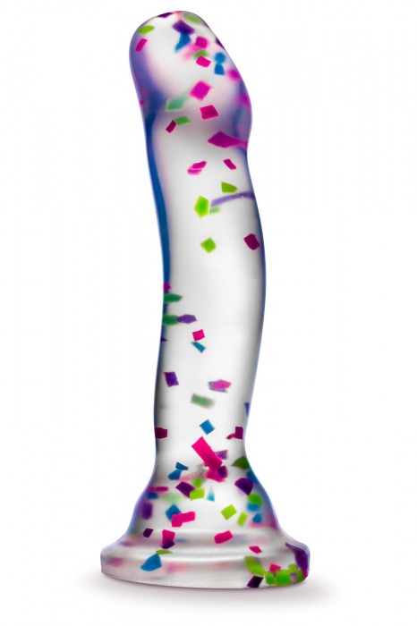 Прозрачный люминесцентный фаллоимитатор Hanky-Panky - 19 см. - Blush Novelties