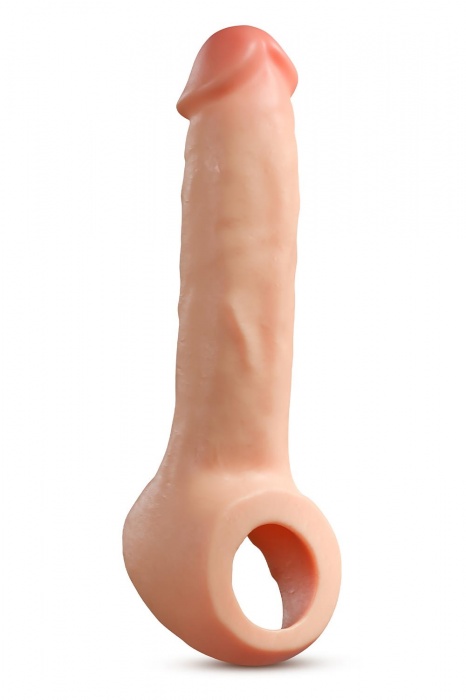 Телесная насадка-удлинитель Thrive 8.75 Inch Realistic Penis Extender Sleeve - 22,2 см. - Blush Novelties - во Владимире купить с доставкой