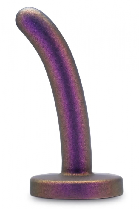 Фиолетовая насадка с гладкой поверхностью Surrender 4.75 Inch Beginner Pegging Dildo - 12 см. - Blush Novelties - купить с доставкой во Владимире