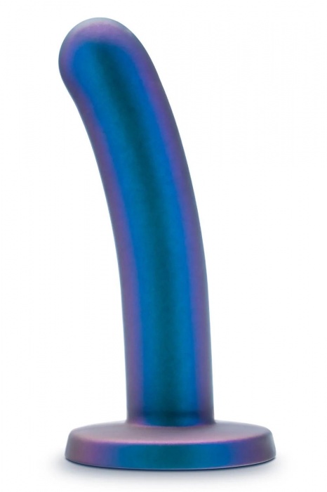 Синяя насадка с гладкой поверхностью Surrender 5.75 Inch Intermediate Pegging Dildo - 14,6 см. - Blush Novelties - купить с доставкой во Владимире