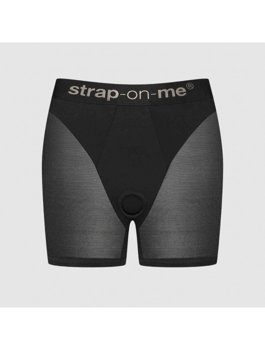 Трусики-шорты для фиксации насадок Strap-on-me Harness Lingerie Halo - size S - Strap-on-me - купить с доставкой во Владимире