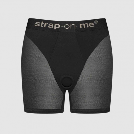 Трусики-шорты для фиксации насадок Strap-on-me Harness Lingerie Halo - size XL - Strap-on-me - купить с доставкой во Владимире