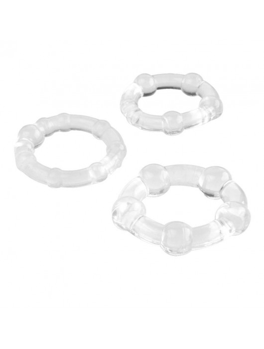 Набор из 3 эрекционных прозрачных колец - Boys of Toys - во Владимире купить с доставкой