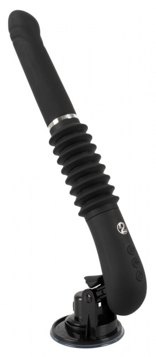Черная секс-машина с пультом ДУ RC Fucking Machine 2.0 - Orion - купить с доставкой во Владимире