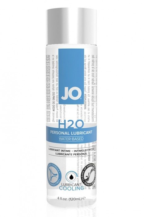 Охлаждающий лубрикант на водной основе JO Personal Lubricant H2O COOLING - 120 мл. - System JO - купить с доставкой во Владимире