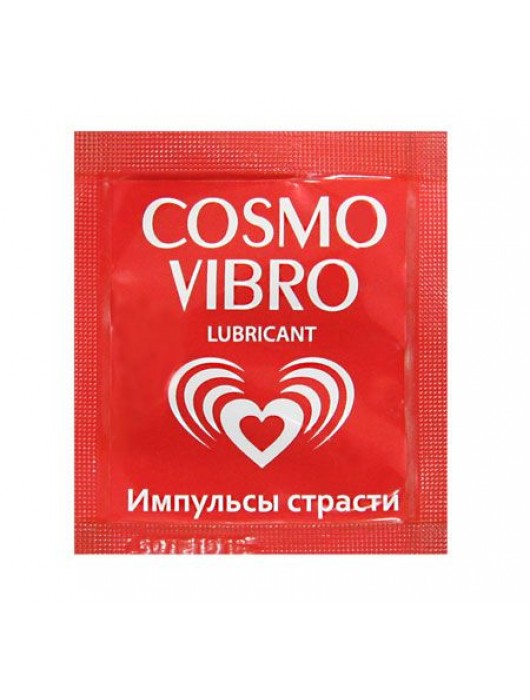 Пробник женского стимулирующего лубриканта на силиконовой основе Cosmo Vibro - 3 гр. - Биоритм - купить с доставкой во Владимире