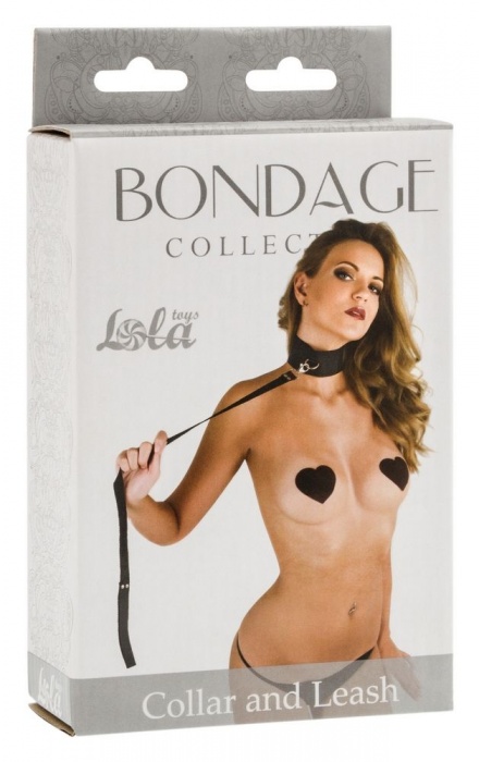 Ошейник Bondage Collection Collar and Leash One Size - Lola Games - купить с доставкой во Владимире