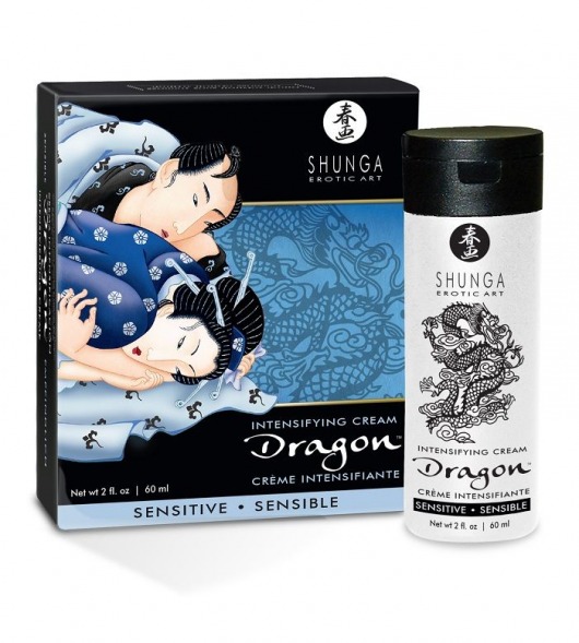 Интимный мужской крем SHUNGA DRAGON SENSITIVE - 60 мл. - Shunga - купить с доставкой во Владимире