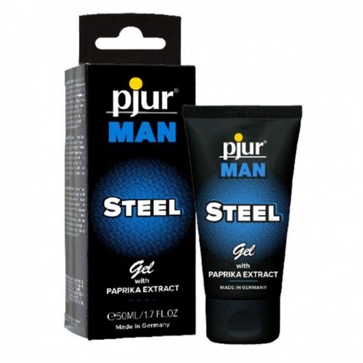 Эрекционный гель для пениса pjur MAN Steel Gel - 50 мл. - Pjur - купить с доставкой во Владимире