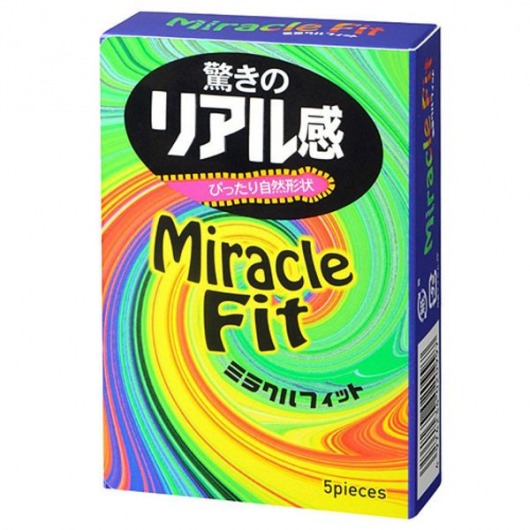 Презервативы Sagami Xtreme Miracle Fit - 5 шт. - Sagami - купить с доставкой во Владимире