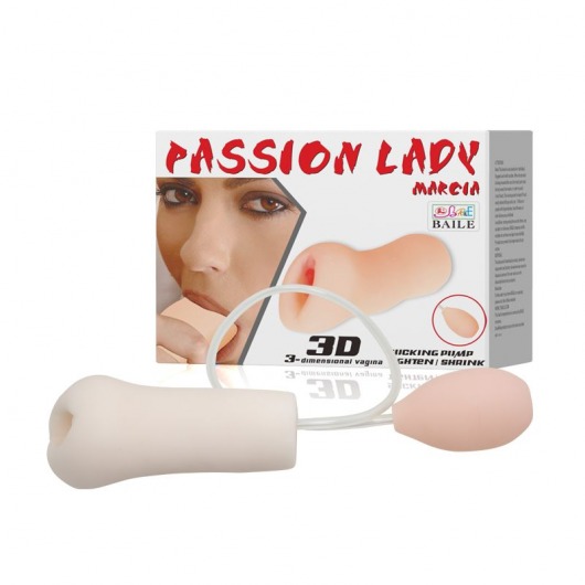 Мастурбатор Passion Lady Marcia с грушей для имитации посасывания - Baile - во Владимире купить с доставкой
