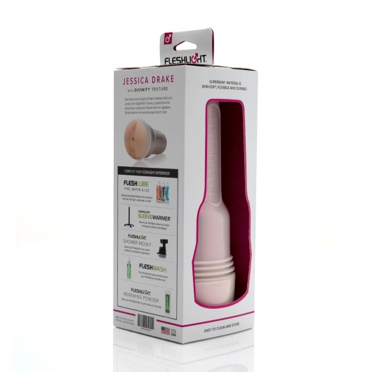 Мастурбатор-вагина Fleshlight Girls - Jessica Drake Heavenly - Fleshlight - во Владимире купить с доставкой