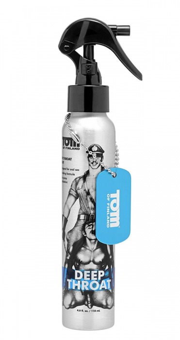 Спрей для лёгкого проникновения во время орального секса Tom of Finland Deep Throat Spray - 118 мл. - Доминирующее кольцо - купить с доставкой во Владимире