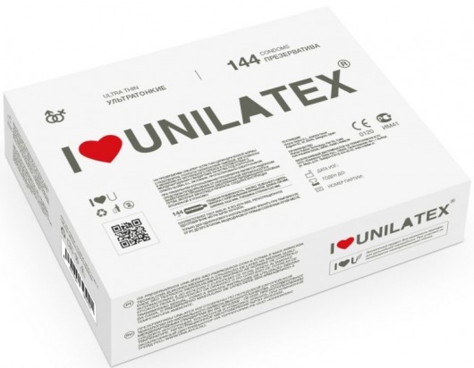 Ультратонкие презервативы Unilatex Ultra Thin - 144 шт. - Unilatex - купить с доставкой во Владимире