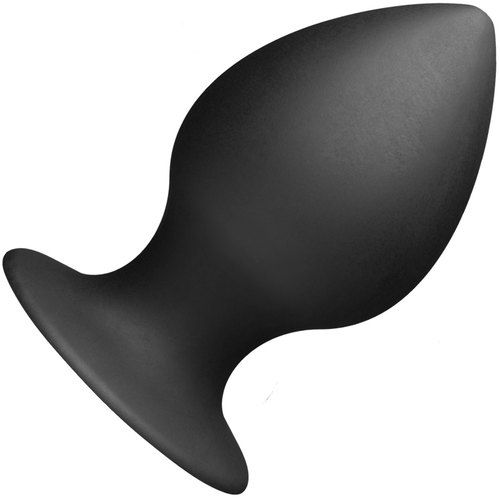 Анальная пробка Medium Silicone Anal Plug - 10 см. - Доминирующее кольцо