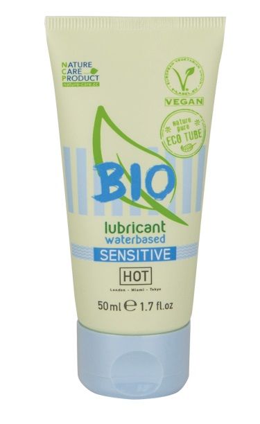 Органический лубрикант для чувствительной кожи Bio Sensitive - 50 мл. - HOT - купить с доставкой во Владимире