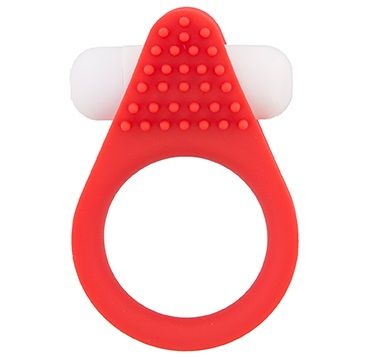 Красное эрекционное кольцо LIT-UP SILICONE STIMU RING 1 RED - Dream Toys - во Владимире купить с доставкой