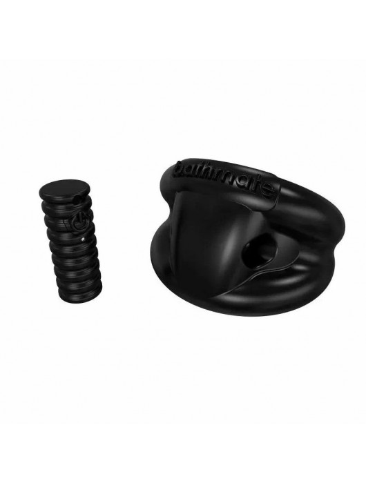 Чёрное эрекционное виброкольцо Strength - Bathmate - во Владимире купить с доставкой