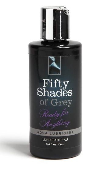 Лубрикант на водной основе Ready for Anything Aqua Lubricant - 100 мл. - Fifty Shades of Grey - купить с доставкой во Владимире