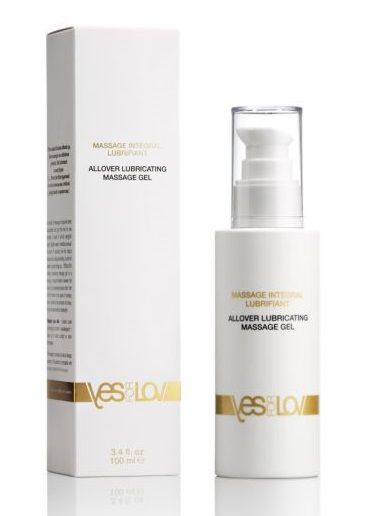 Массажный гель-смазка на силиконовой основе Allover Massage Gel - 100 мл. - YESforLOV - купить с доставкой во Владимире