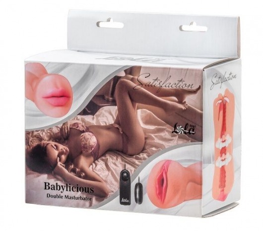 Двусторонний мастурбатор с вибропулей Satisfaction Babylicious - Lola Games - во Владимире купить с доставкой