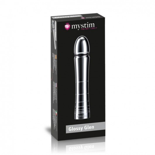 Фаллоимитатор для электростимуляции Glossy Glen Dildo - 14 см. - MyStim - купить с доставкой во Владимире