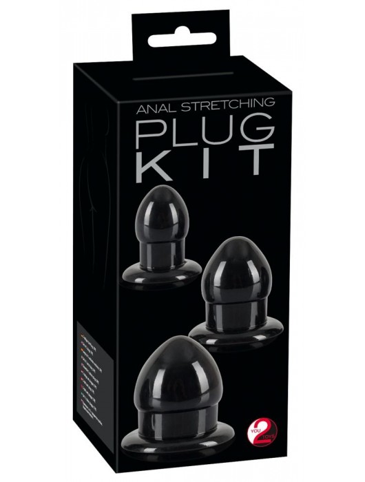 Набор растягивающих анальный вход пробок Anal Stretching Plug Kit - Orion