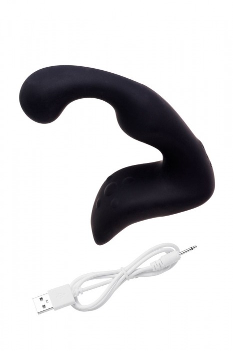 Чёрный изогнутый вибростимулятор простаты Erotist - Erotist Adult Toys - во Владимире купить с доставкой