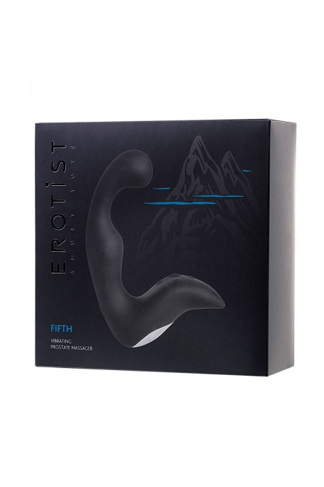 Чёрный изогнутый вибростимулятор простаты Erotist - Erotist Adult Toys - во Владимире купить с доставкой