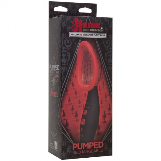 Автоматическая женская вибропомпа Kink Pumped echargeable Automatic Vibrating Pussy Pump - Doc Johnson