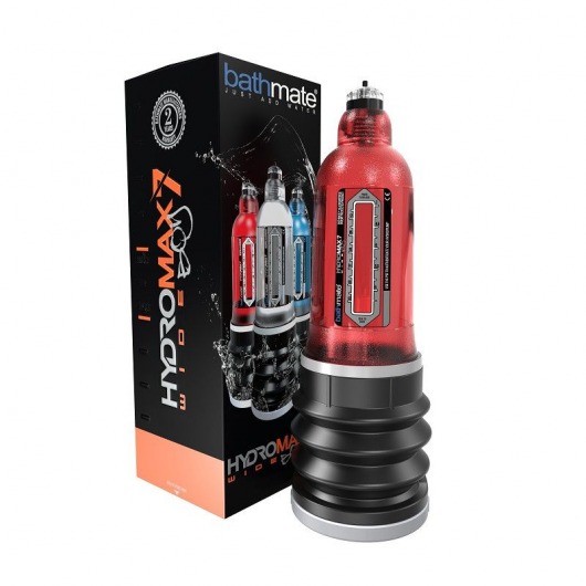 Красная гидропомпа HydroMAX7 Wide Boy - Bathmate - во Владимире купить с доставкой Красная гидропомпа HydroMAX7 Wide Boy - Bathmate - во Владимире купить с доставкой