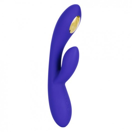 Фиолетовый вибратор с функцией электростимуляции Intimate E-Stimulator Dual Wand - 21,5 см. - California Exotic Novelties - купить с доставкой во Владимире