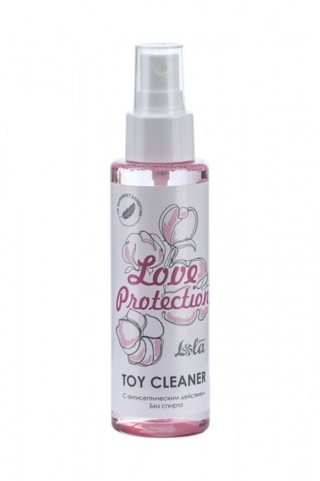 Гигиенический антисептический лосьон Toy cleaner - 110 мл. - Lola Games - купить с доставкой во Владимире