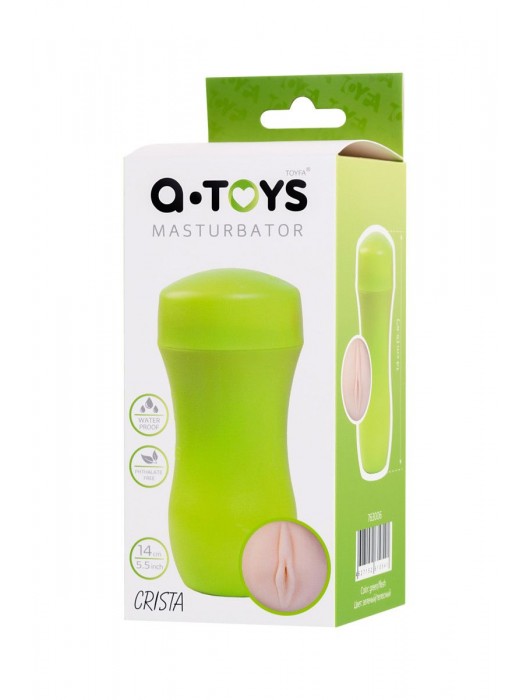 Мастурбатор-вагина A-Toys в зеленой колбе - A-toys - во Владимире купить с доставкой