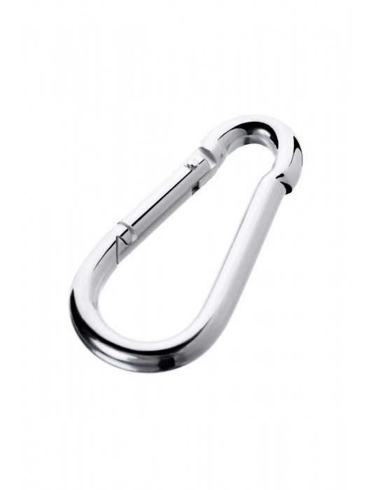 Серебристый карабин TOYFA Metal - ToyFa - купить с доставкой во Владимире