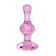 Розовая фигурная анальная втулка - 9,8 см. - Sexus во Владимире Розовая фигурная анальная втулка - 9,8 см. - Sexus