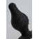 Черная анальная втулка Spade S - 8 см. - Erotist Adult Toys
