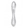 Прозрачный двусторонний стеклянный фаллоимитатор Dazzling Crystal 1 - 18,5 см. - Satisfyer купить с доставкой в интернет-магазине Orgasmix во Владимире Прозрачный двусторонний стеклянный фаллоимитатор Dazzling Crystal 1 - 18,5 см. - Satisfyer