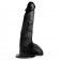 Черный фаллоимитатор Beefy Brad 9’’ Dildo with Balls - 22,4 см. - XR Brands купить с доставкой в интернет-магазине Orgasmix во Владимире Черный фаллоимитатор Beefy Brad 9’’ Dildo with Balls - 22,4 см. - XR Brands