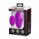 Лиловое виброяйцо с удобным пультом управления вибрацией - Baile во Владимире Лиловое виброяйцо с удобным пультом управления вибрацией - Baile