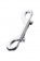 Серебристый двухсторонний карабин TOYFA Metal - ToyFa - купить с доставкой во Владимире Серебристый двухсторонний карабин TOYFA Metal - ToyFa - купить с доставкой во Владимире